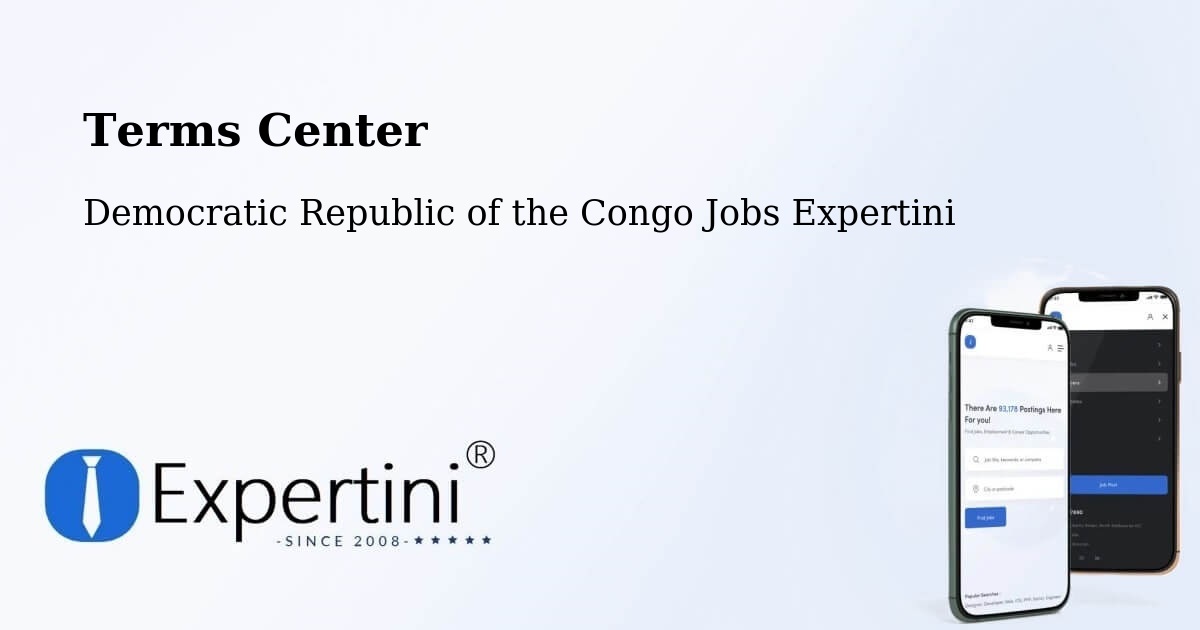 Terms of Service – Libenge - Democratic Republic of the Congo Jobs Expertini